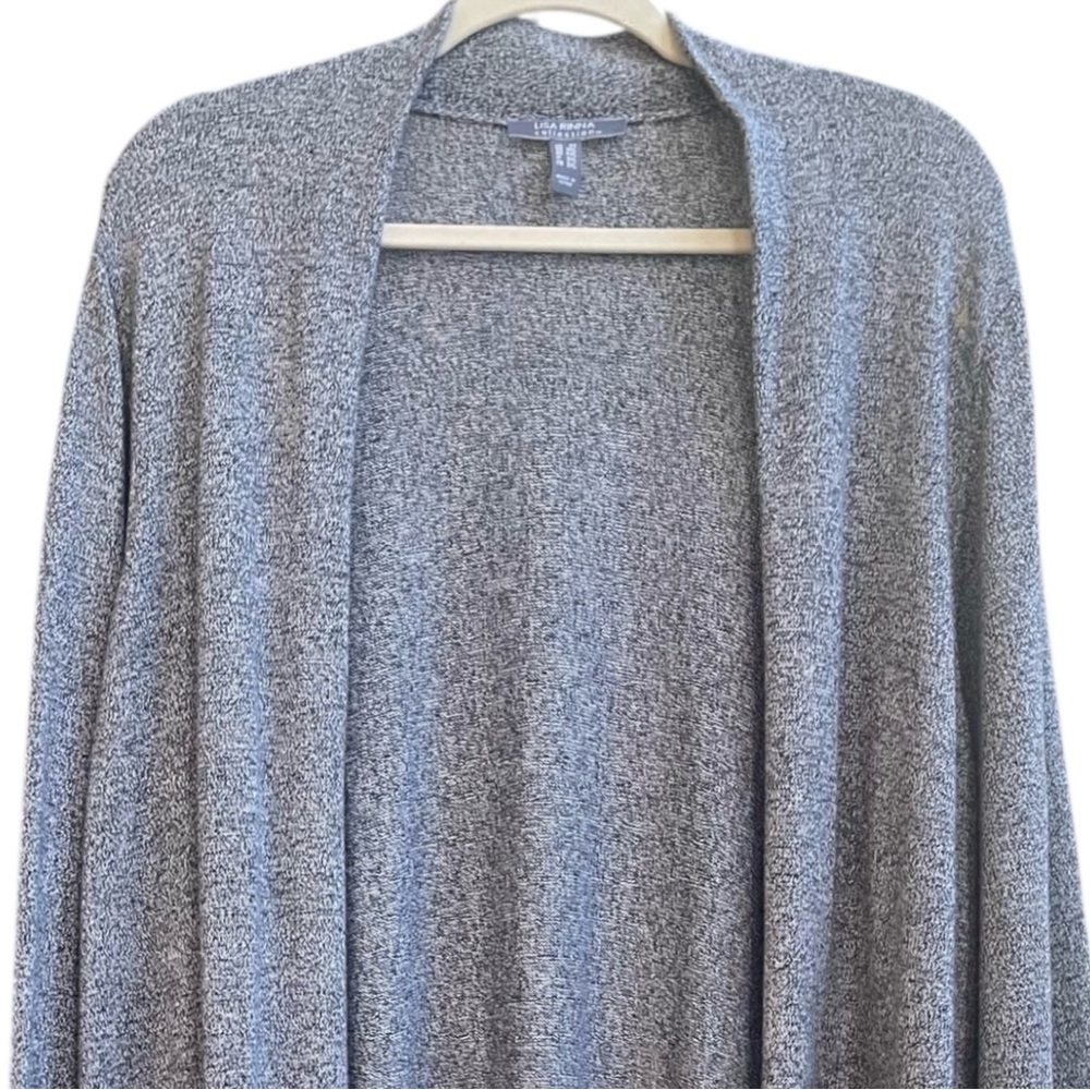 Lisa Rinna Collection Marled Open
Front Cardigan. Size 2X - Picture 6 of 15